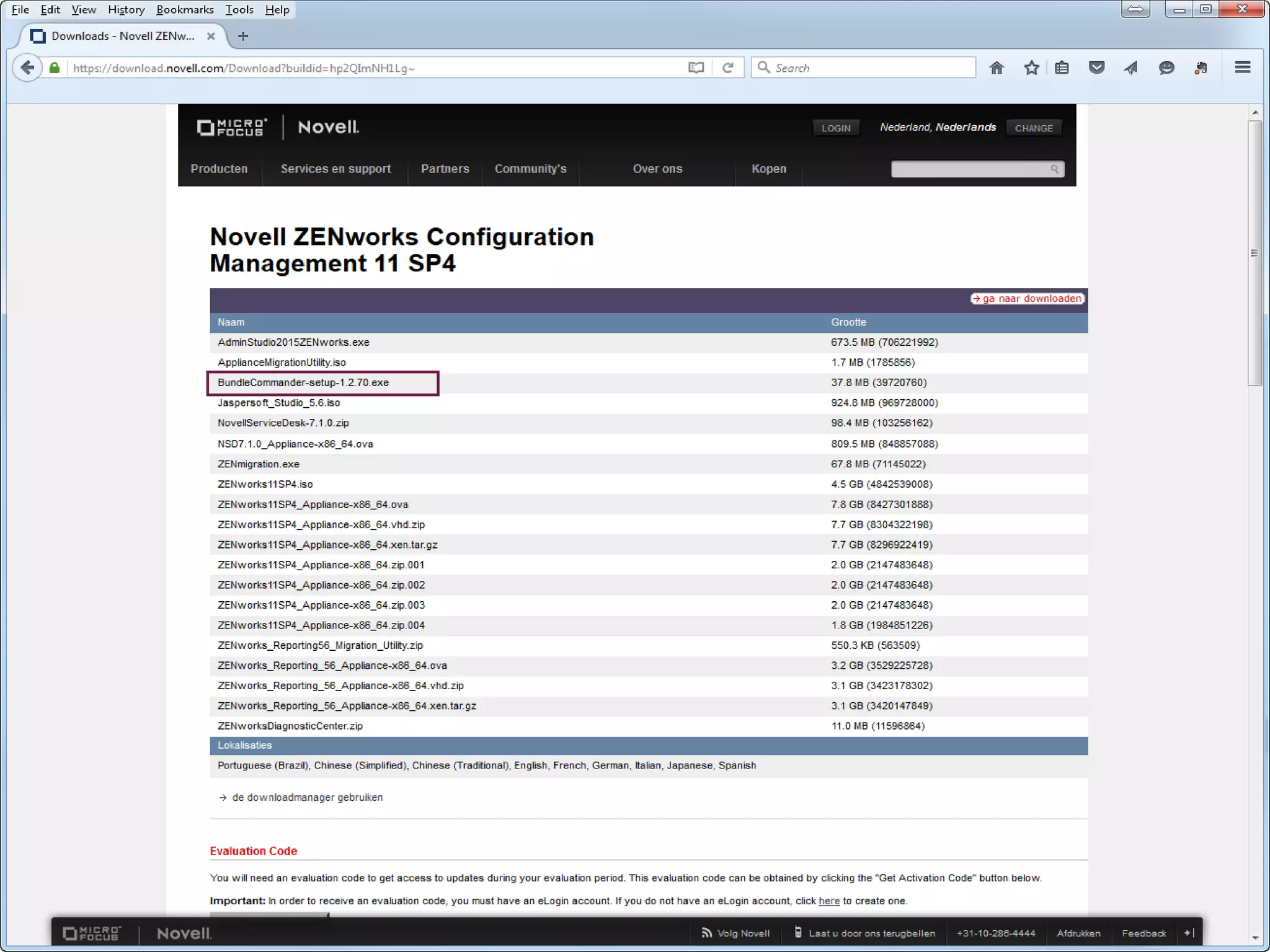 Bundle Commander on download.novell.com
 