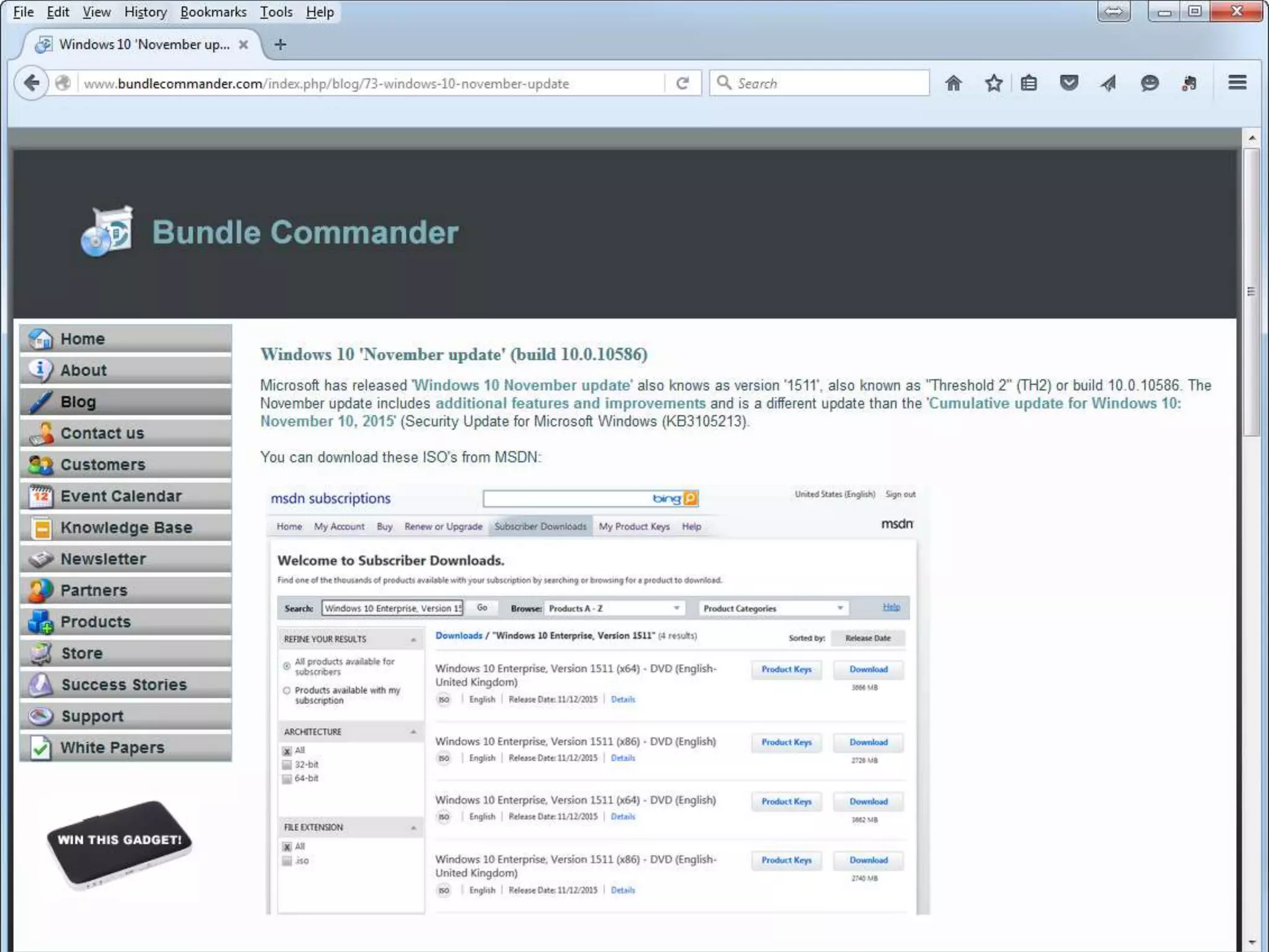 Windows 10 November Update (TH2)
 