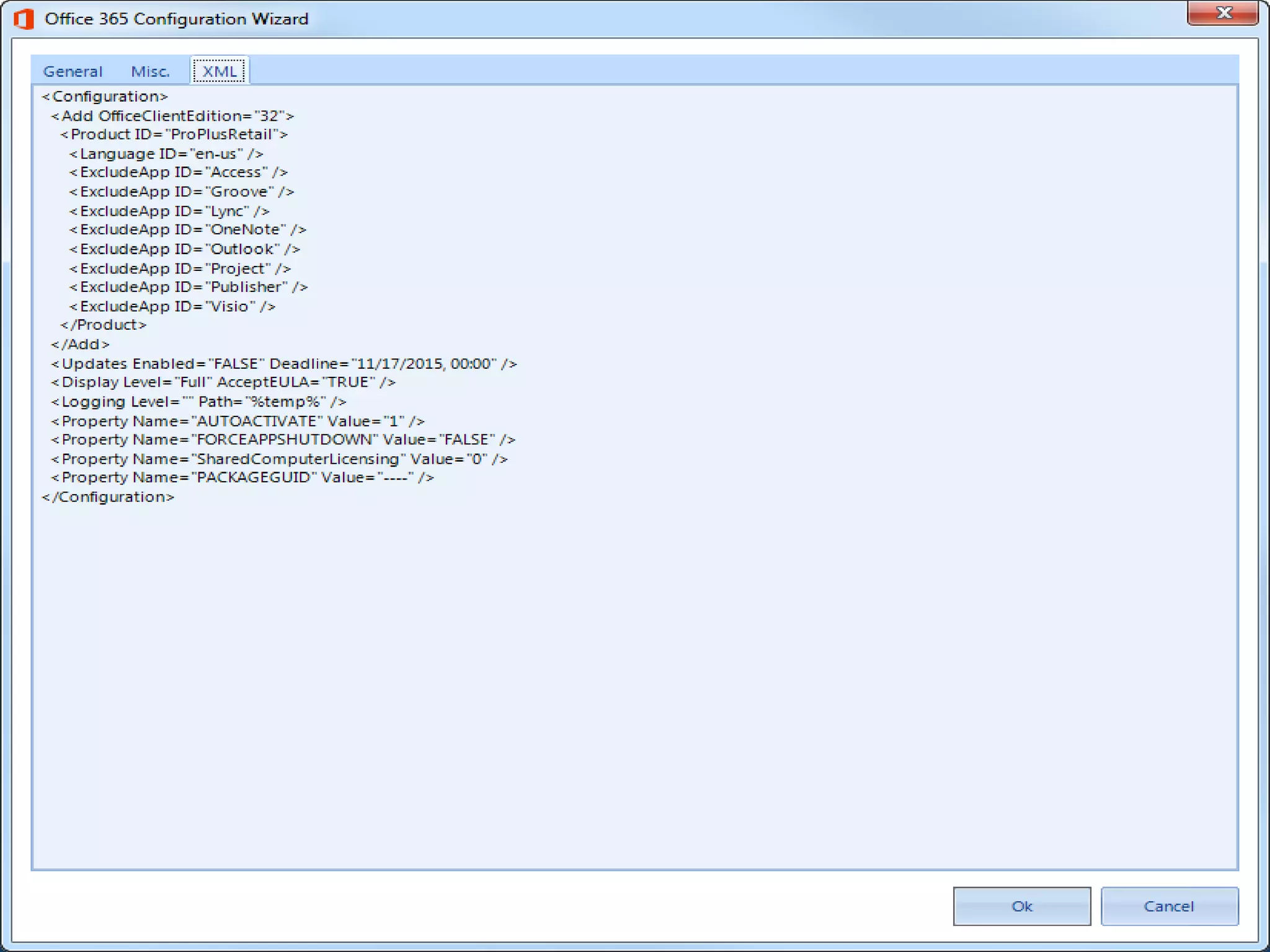 Office 365 Configuration Wizard
 
