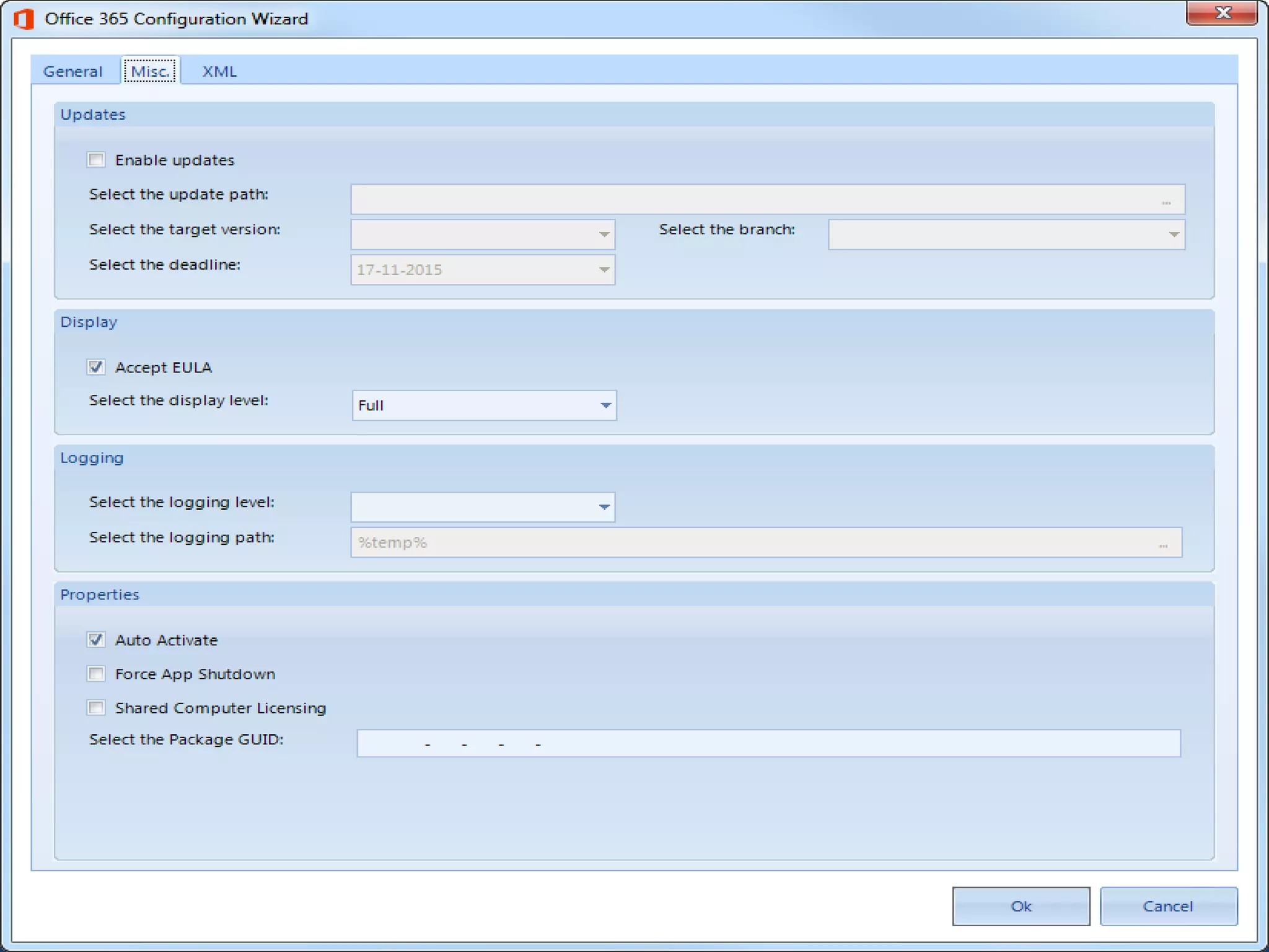 Office 365 Configuration Wizard
 