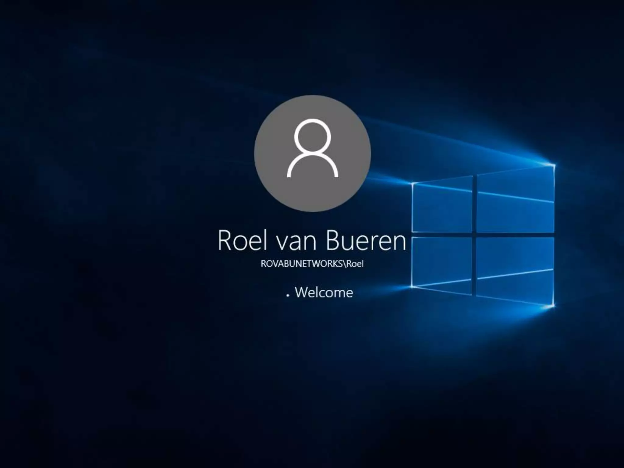 Windows 10 login
 