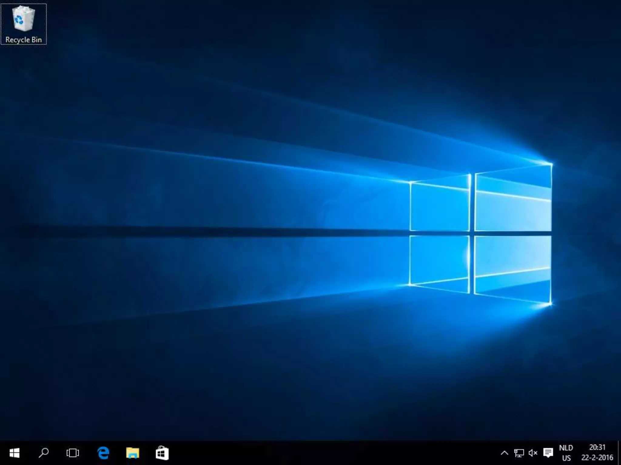 Windows 10 logged in
 