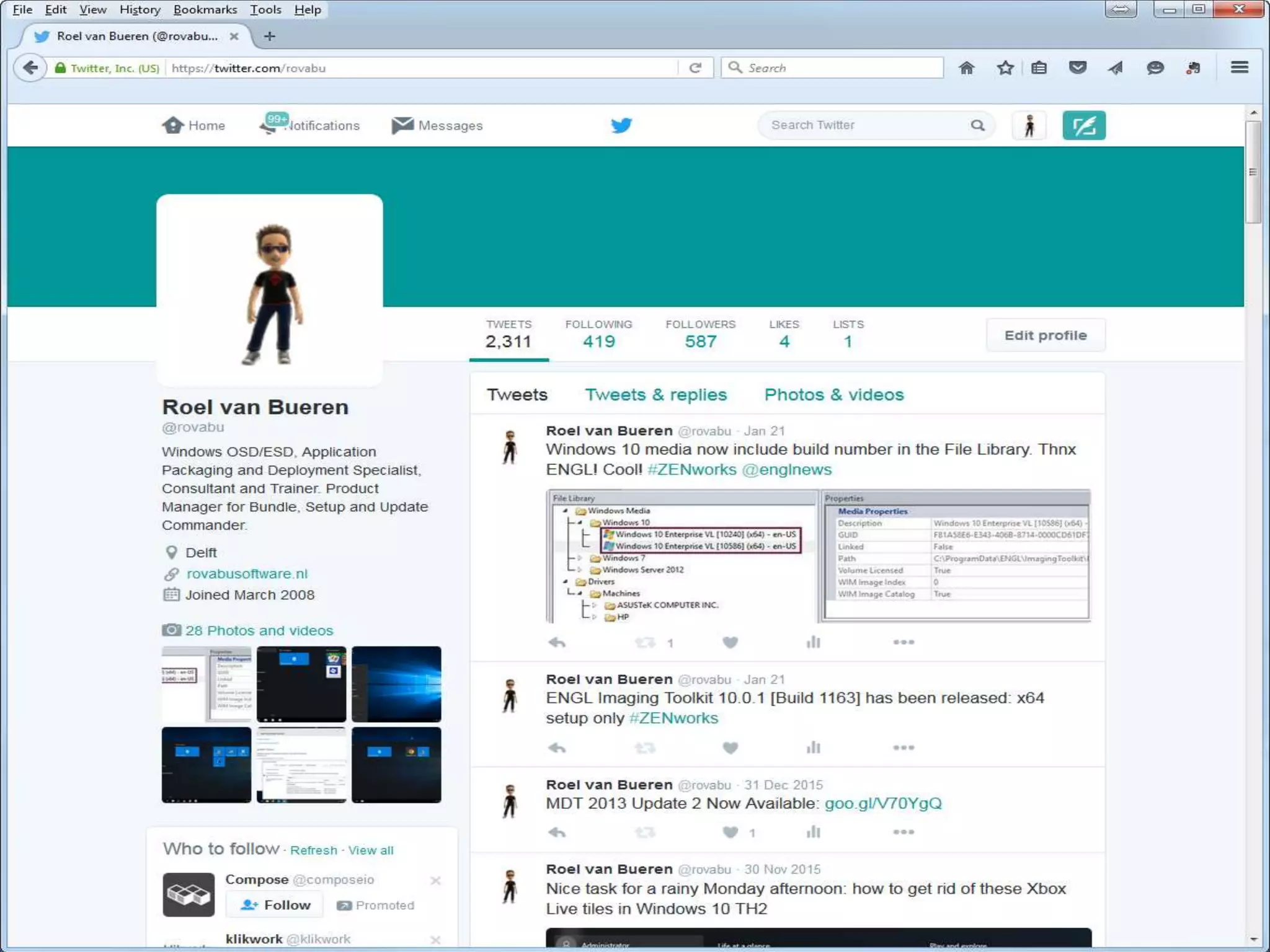 Roel van Bueren on Twitter
 