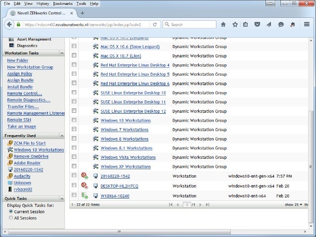 zenworks configuration management 11 4 1 and windows 10 zen works