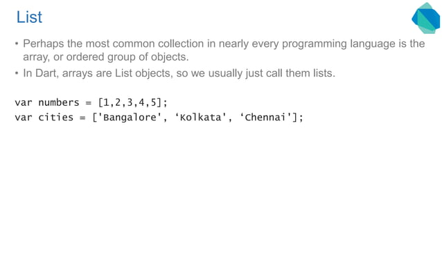 Dart programming language | PPT