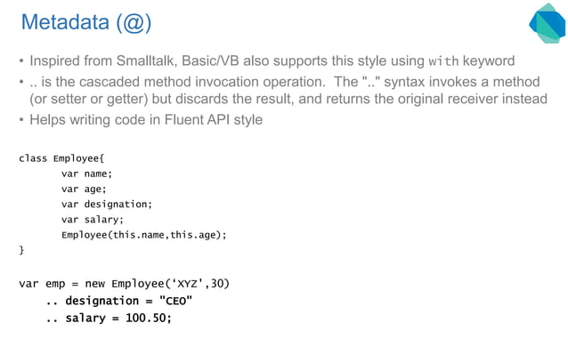 Dart programming language | PPT