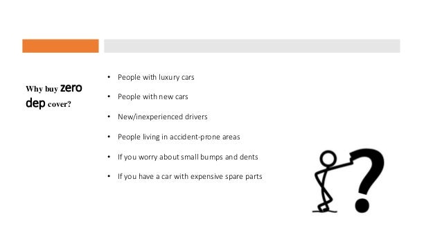 Zero depreciation in car insurance