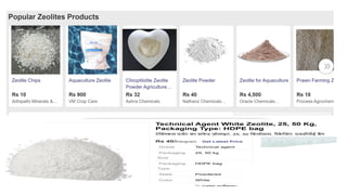 Zeolite - Trade Technology Project Database