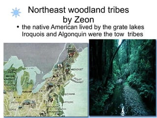 Northeast woodland tribes by Zeon ,[object Object]