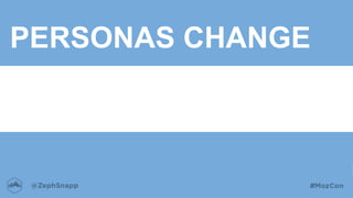 PERSONAS CHANGE
 