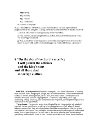 Zephaniah 1 8 commentary