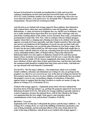 Zephaniah 1 Commentary