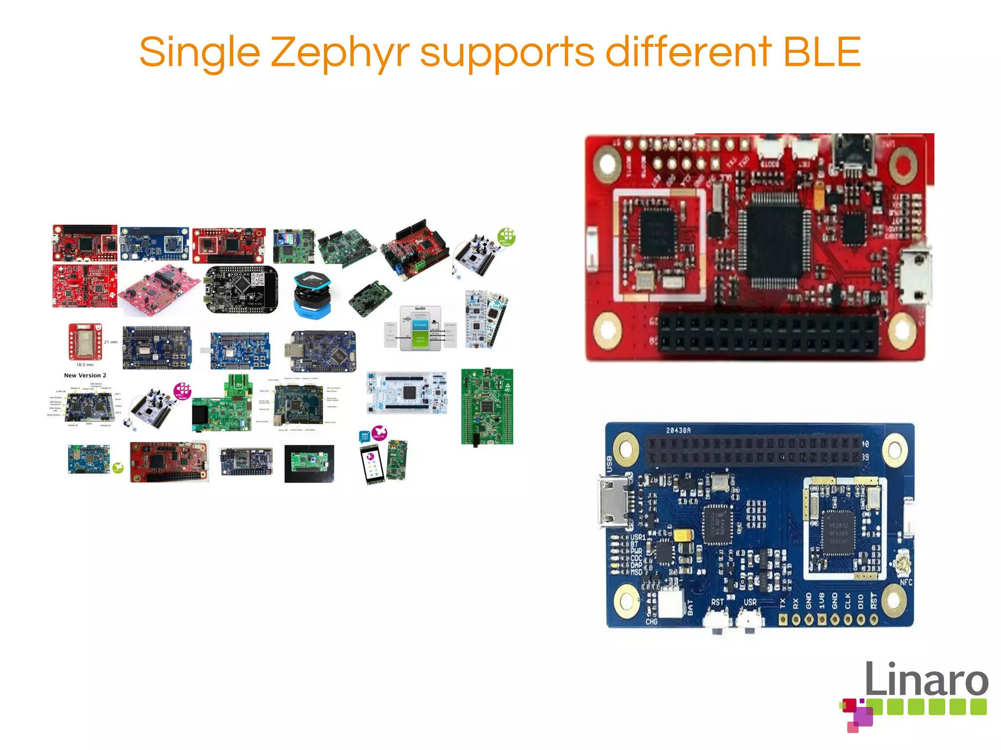 Single Zephyr supports different BLE
 