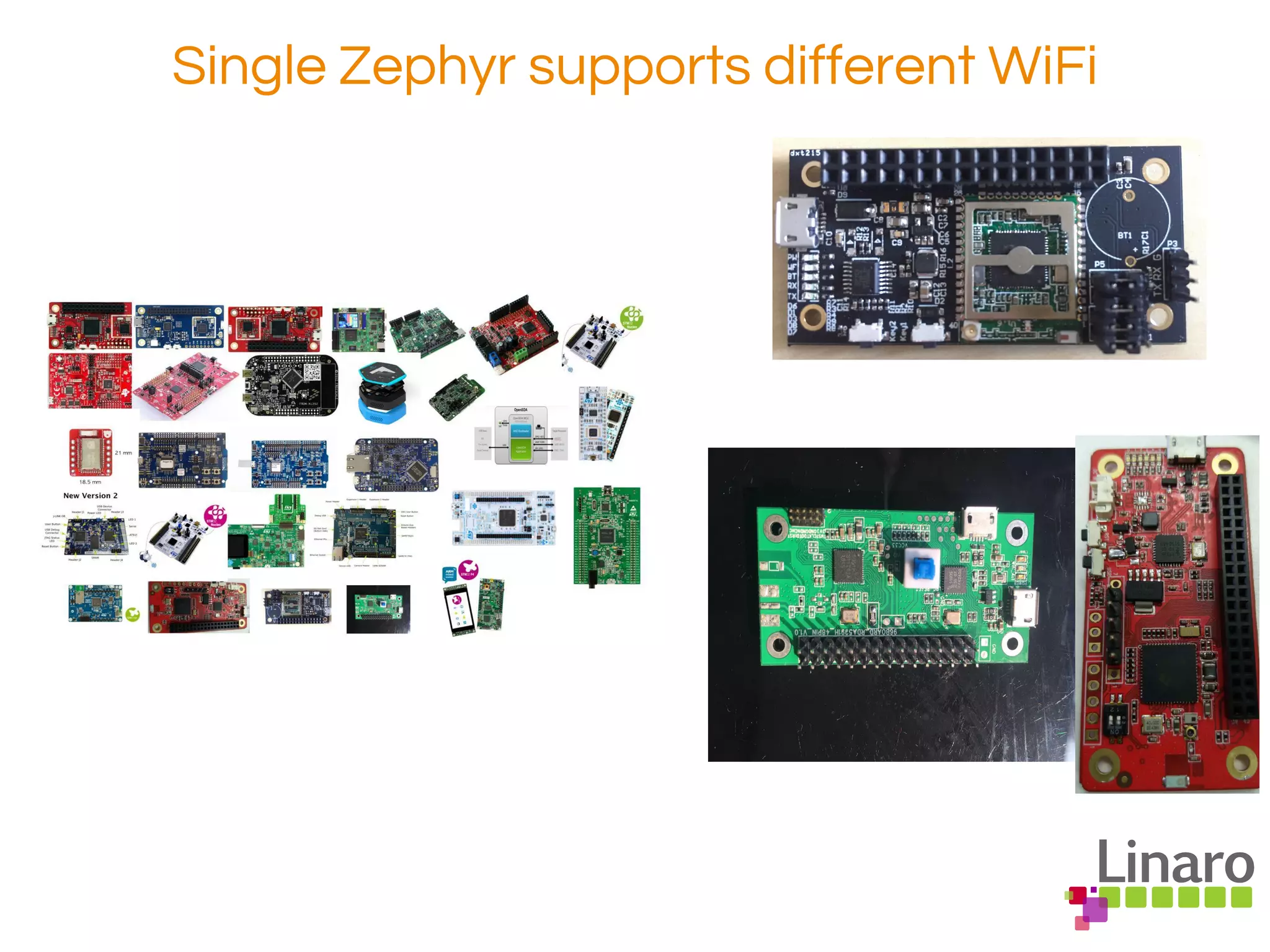 Single Zephyr supports different WiFi
 