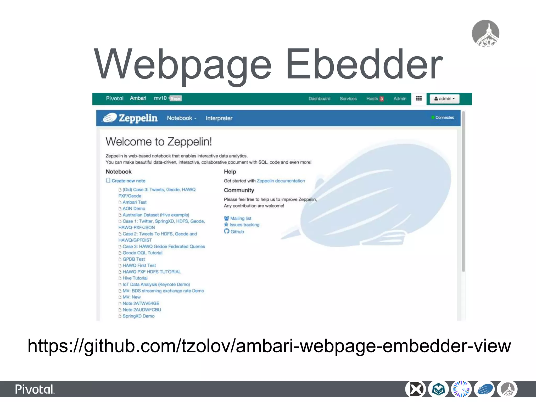 Webpage Ebedder
https://github.com/tzolov/ambari-webpage-embedder-view
 