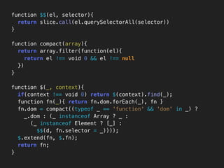 Zepto.js, a jQuery-compatible mobile JavaScript framework in 2K