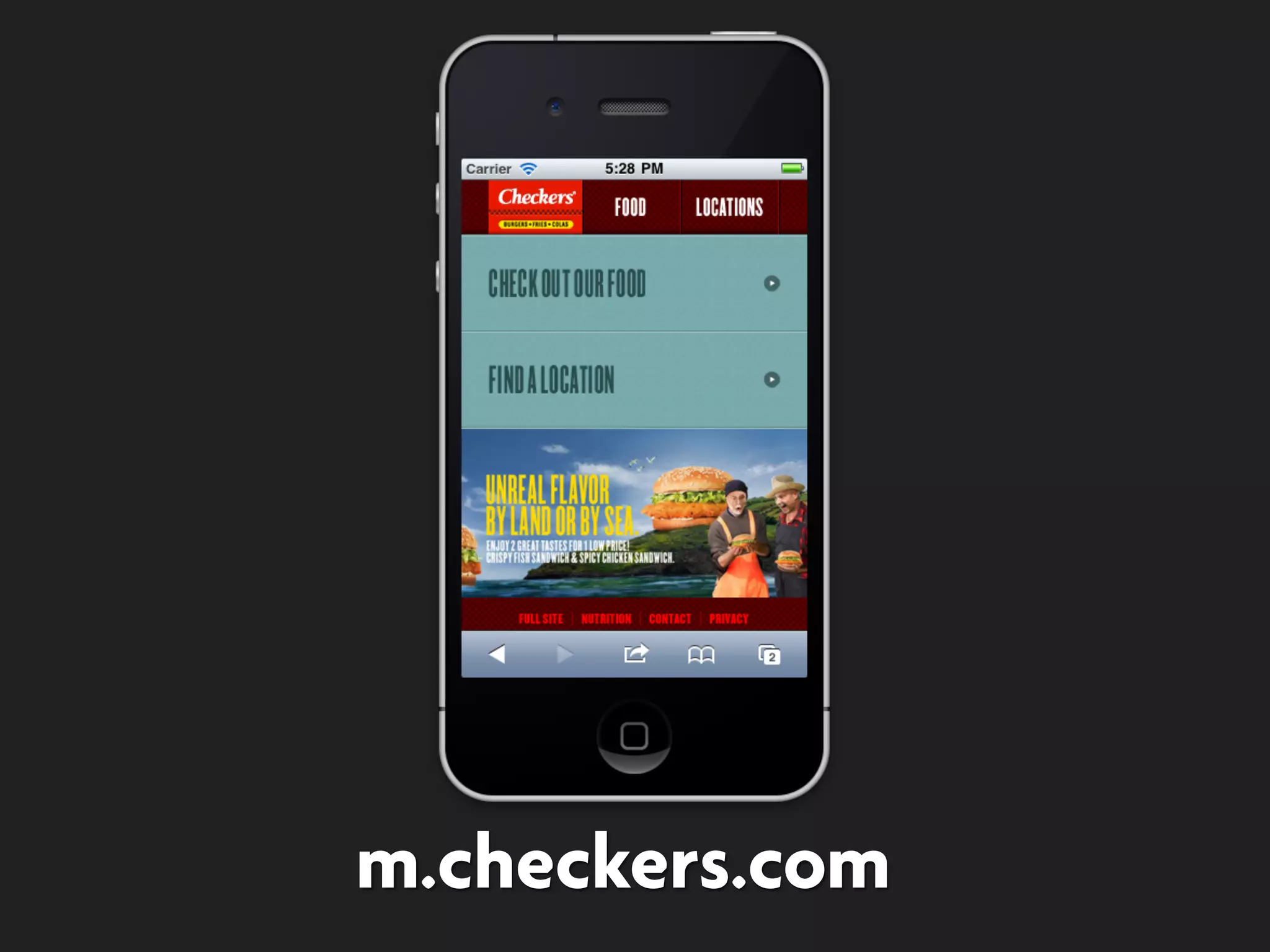 m.checkers.com
 