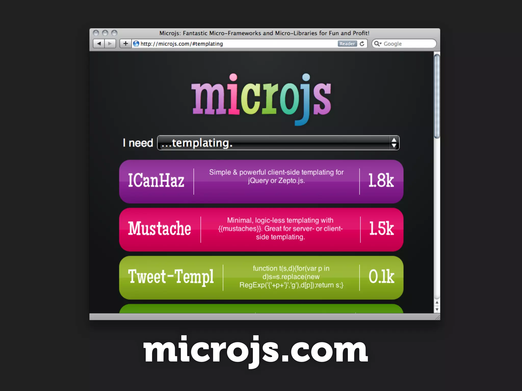 microjs.com
 