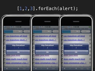 [1,2,3].forEach(alert);
 