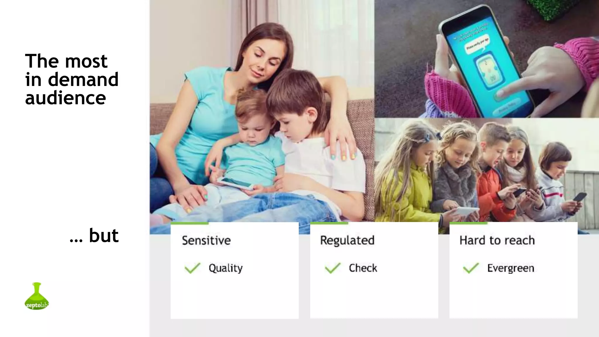 The most
in demand
audience
… but