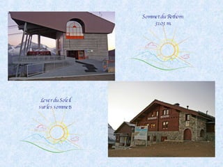 Sommet du Rothorn  3103 m. Lever du Soleil sur les sommets 