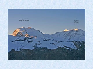 Massif du Mt Rose Lyskam 4527 m. 