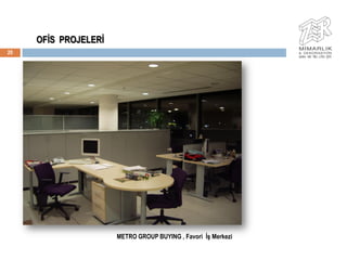 OFĠS PROJELERĠ
20




                      METRO GROUP BUYING , Favori ĠĢ Merkezi
 