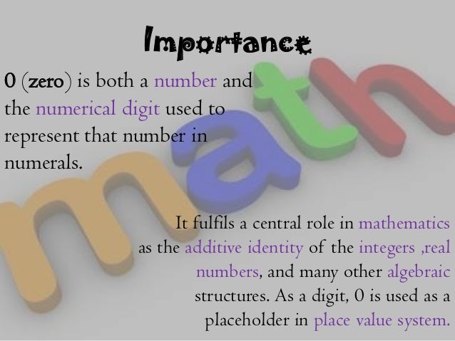 What is the role of 0 as a placeholder in numbers?