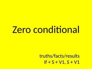 Mastering Zero Conditional Sentences: Facts and Results Explained | PPTX