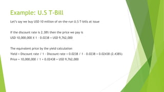 Discount Yield Quote Example Zero coupon-yield-pure-discount-presentation | PPTX