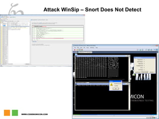 Attack WinSip – Snort Does Not Detect 