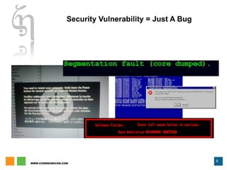 Security Vulnerability = Just A Bug 