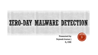 Zero day malware detection | PDF