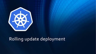 Rolling update deployment
 