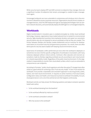 Moving to an endpoint centric zero trust security model | PDF