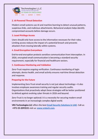 Zero-Trust Email Security Strategies for 2026 | PDF