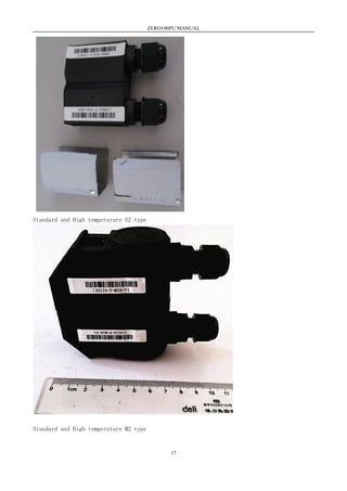ZERO100PU MANUAL
17
Standard and High temperature S2 type
Standard and High temperature M2 type
 