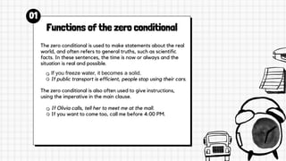 Zero and First Conditional Presentation in Black and White Doodle Style ...