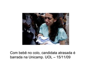 Folha de São Paulo de 12/12/07 - Primeira Página.Manchete: “Remoção de favela provoca congestionamento recorde”.