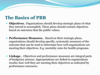 Zero based and performance based budgeting | PPTX