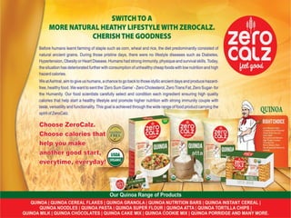 ZeroCalz Quinoa Products