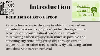 ZERO CARBON POWERPOINT PRESENTATION. DOCX | PDF