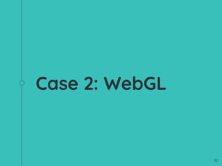Case 2: WebGL
30
 