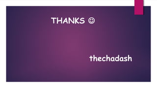 THANKS 

thechadash

 