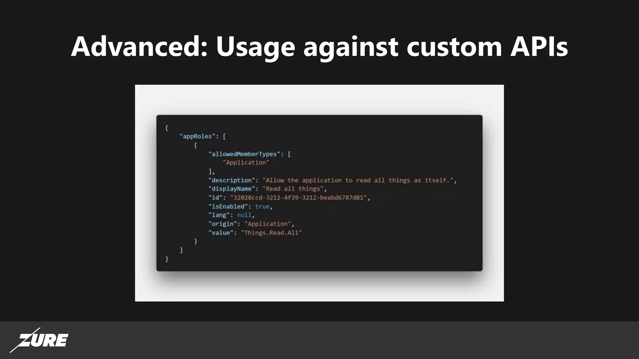 Advanced: Usage against custom APIs
 