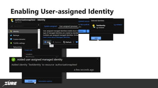 Zero Credential Development with Managed Identities for Azure resources ...