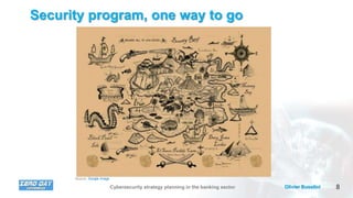 8Olivier BusoliniCybersecurity strategy planning in the banking sector
Security program, one way to go
Source: Google image
 