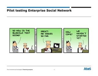 Pilot testing Enterprise Social Network




                            15
 