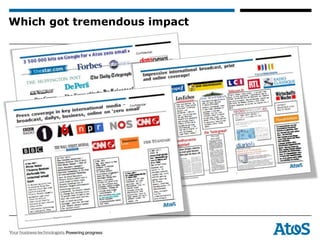 Which got tremendous impact
 