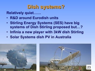 Dr Keith Lovegrove unveiling the new Big Dish